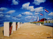 Strandgezicht bij Katwijk